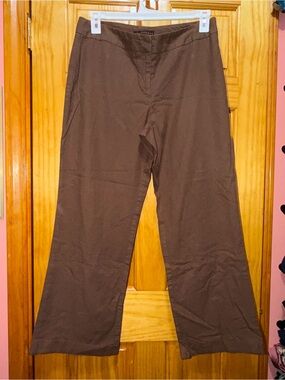 Apostrophe Chocolate Brown Boot-Cut Pants